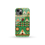 Powwow Store gb nat00426 green bison pattern phone case