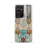 Powwow Store turquoise blue pattern breastplate native american phone case gb nat00069 pcas01