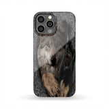 Powwow Store gb nat00115 pcas01 gray wolf native american phone case