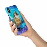 Powwow Store gb nat00422 howling wolf blue moon native phone case