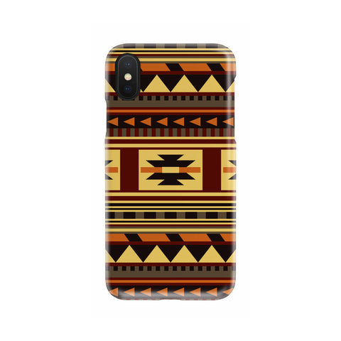 Powwow Store gb nat00507 brown ethnic pattern native phone case 1