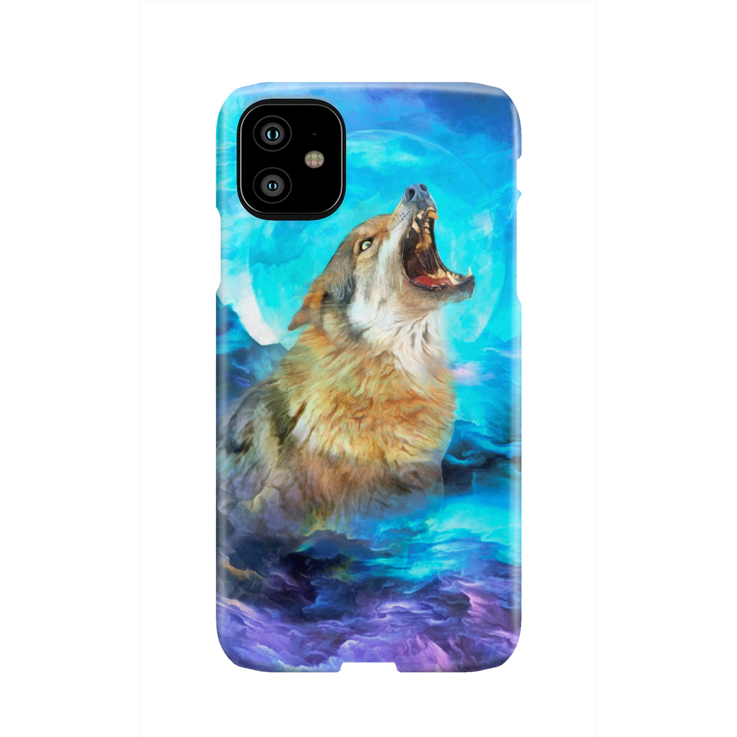 Powwow Store gb nat00422 howling wolf blue moon native phone case