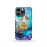 Powwow Store gb nat00422 howling wolf blue moon native phone case