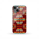 Powwow Store gb nat00402 02 red pattern native phone case