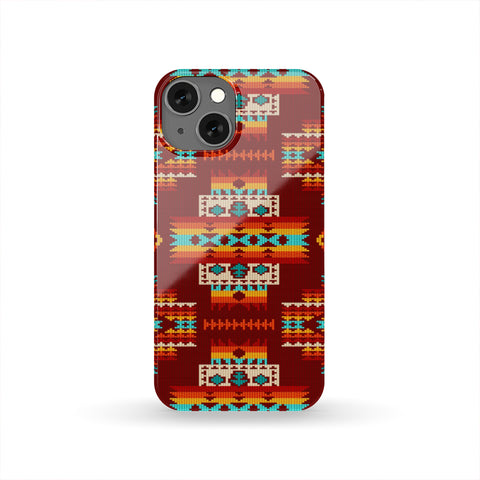 Powwow Store gb nat00402 02 red pattern native phone case