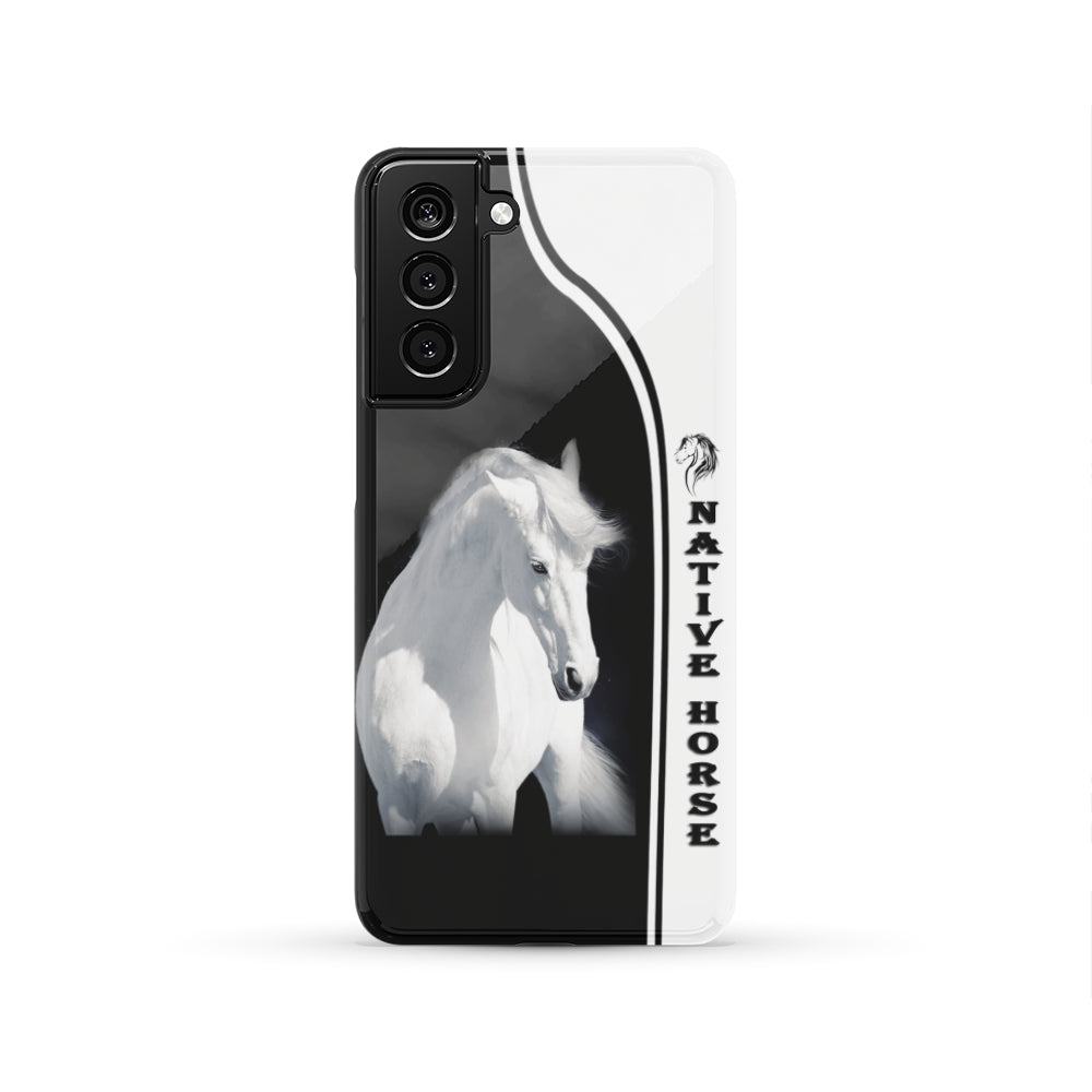 Powwow Store gb nat00397 02 white horse native phone case