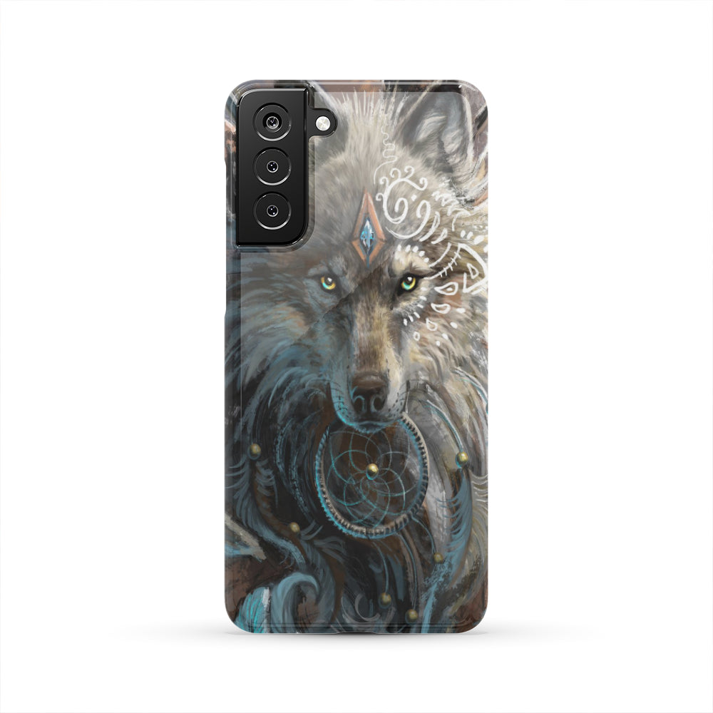 GB-NAT00084-PCAS01 Wolf Warrior Native American Phone Case - Powwow Store