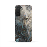 GB-NAT00084-PCAS01 Wolf Warrior Native American Phone Case
