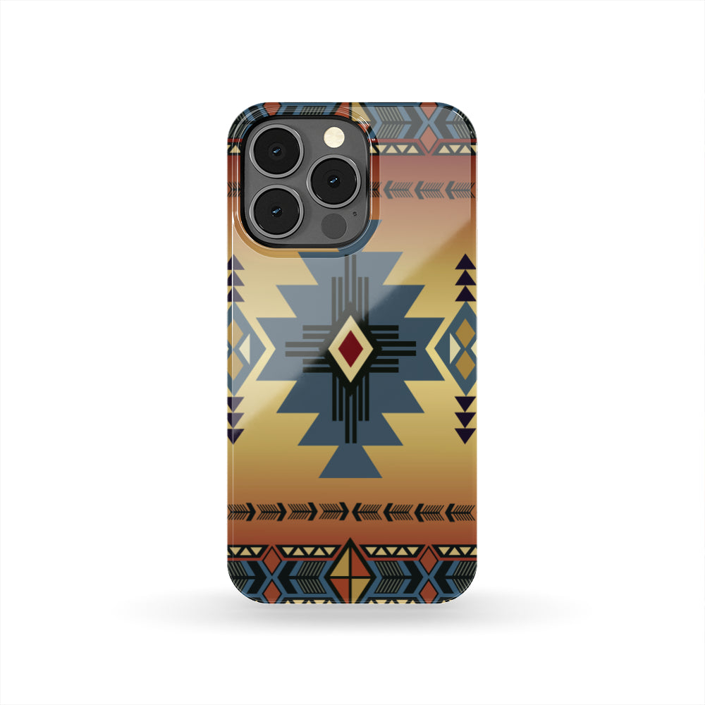 Southwest Blue Symbol Native American Phone Case GB-NAT00057-PCAS01 - Powwow Store