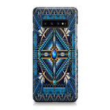 GB-NAT00083-PCAS01 Naumaddic Arts Blue Native American Phone Case