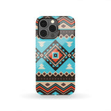 Powwow Store gb nat00319 tribal line shapes ethnic pattern phone case