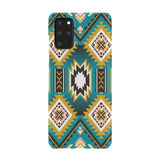 GB-NAT00517 Turquoise Geometric Pattern Phone Case