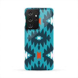 Powwow Store gb nat00456 02 blue seamless ethnic pattern phone case