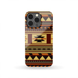 Powwow Store gb nat00507 brown ethnic pattern native phone case 1