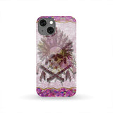 Powwow Store skull head dress feather native phone case