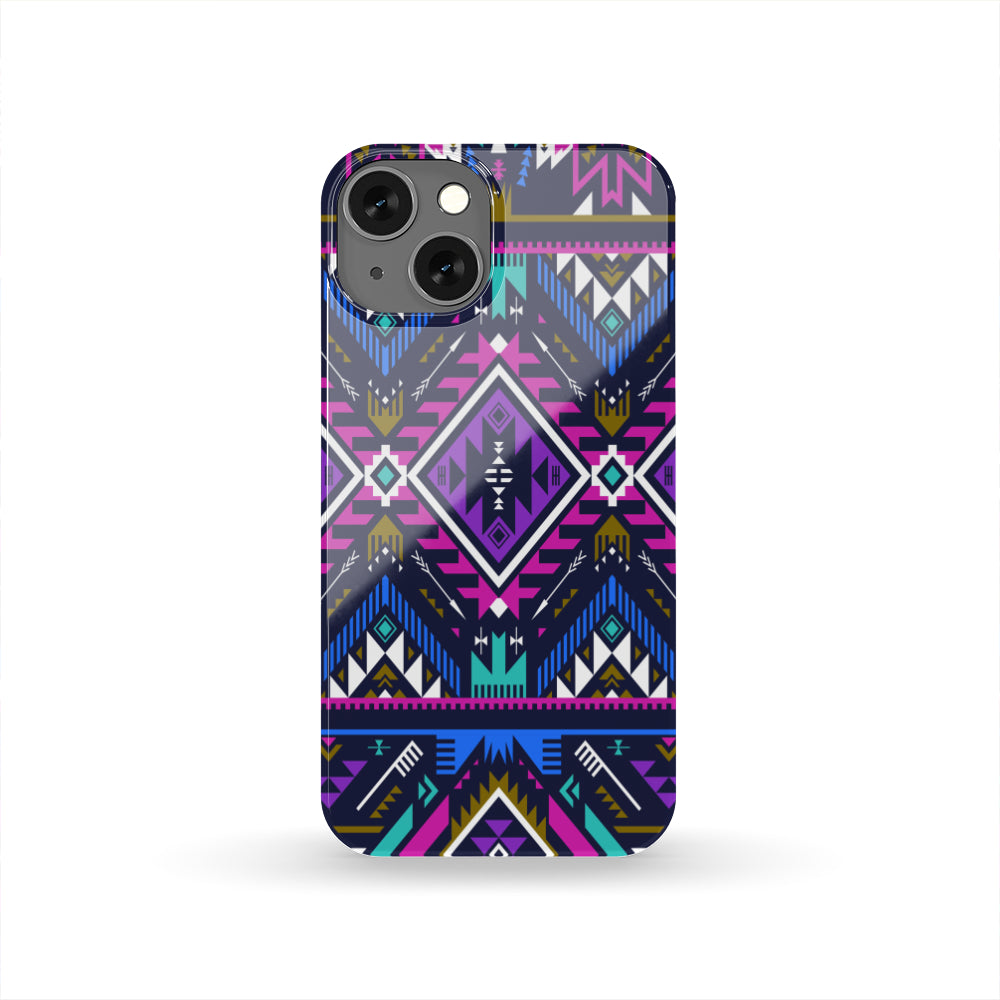 Powwow Store gb nat00380 purple tribe pattern phone case