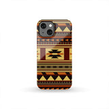 Powwow Store gb nat00507 brown ethnic pattern native phone case 1