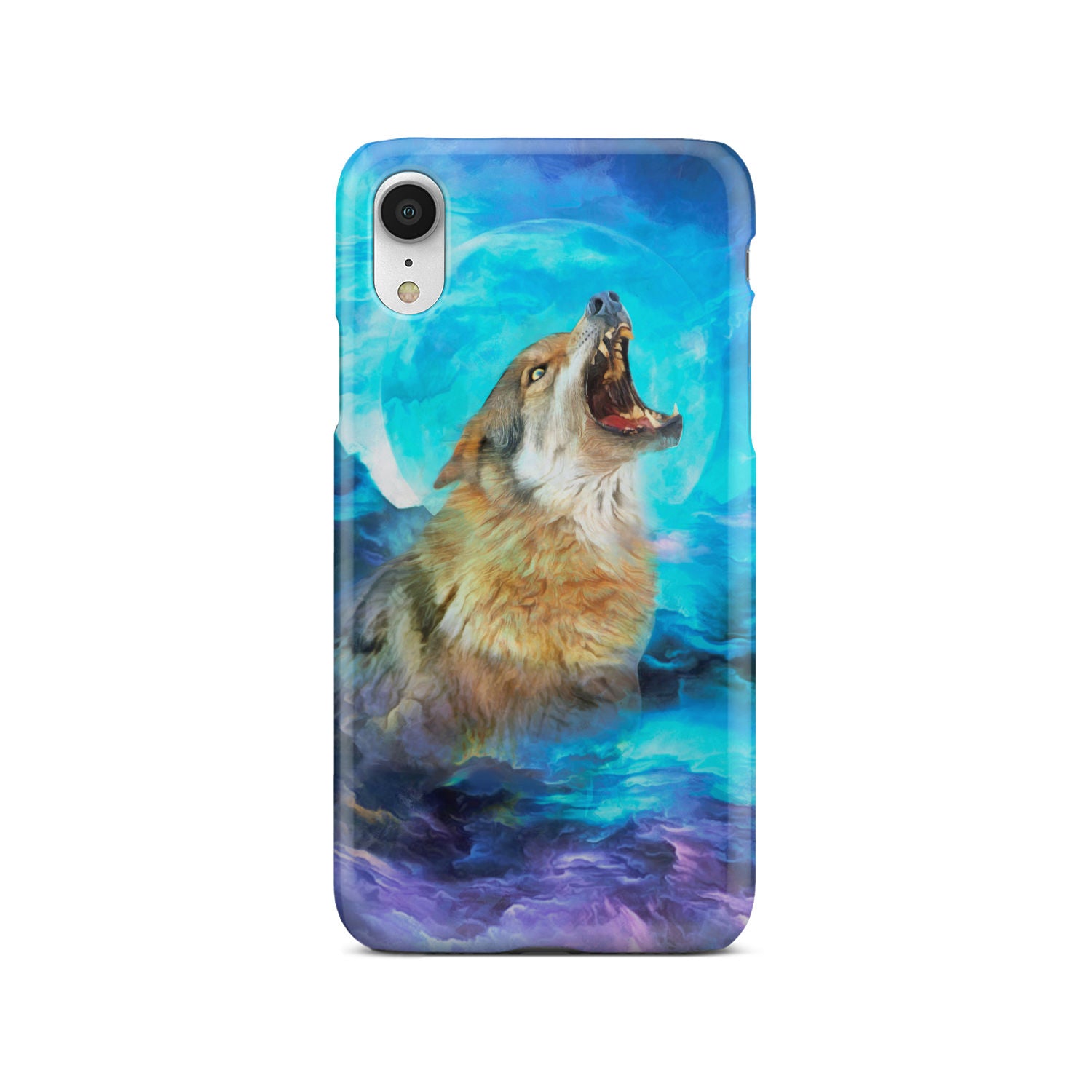 Powwow Store gb nat00422 howling wolf blue moon native phone case