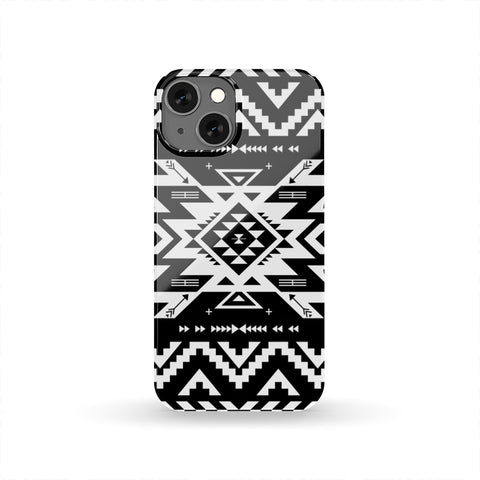 Powwow Store gb nat00441 black pattern native phone case