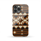 Powwow Store gb nat00508 brown pattern native phone case