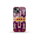 Powwow Store gb nat00062 09 purrple tribe design native american phone case