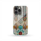 Powwow Store turquoise blue pattern breastplate native american phone case gb nat00069 pcas01