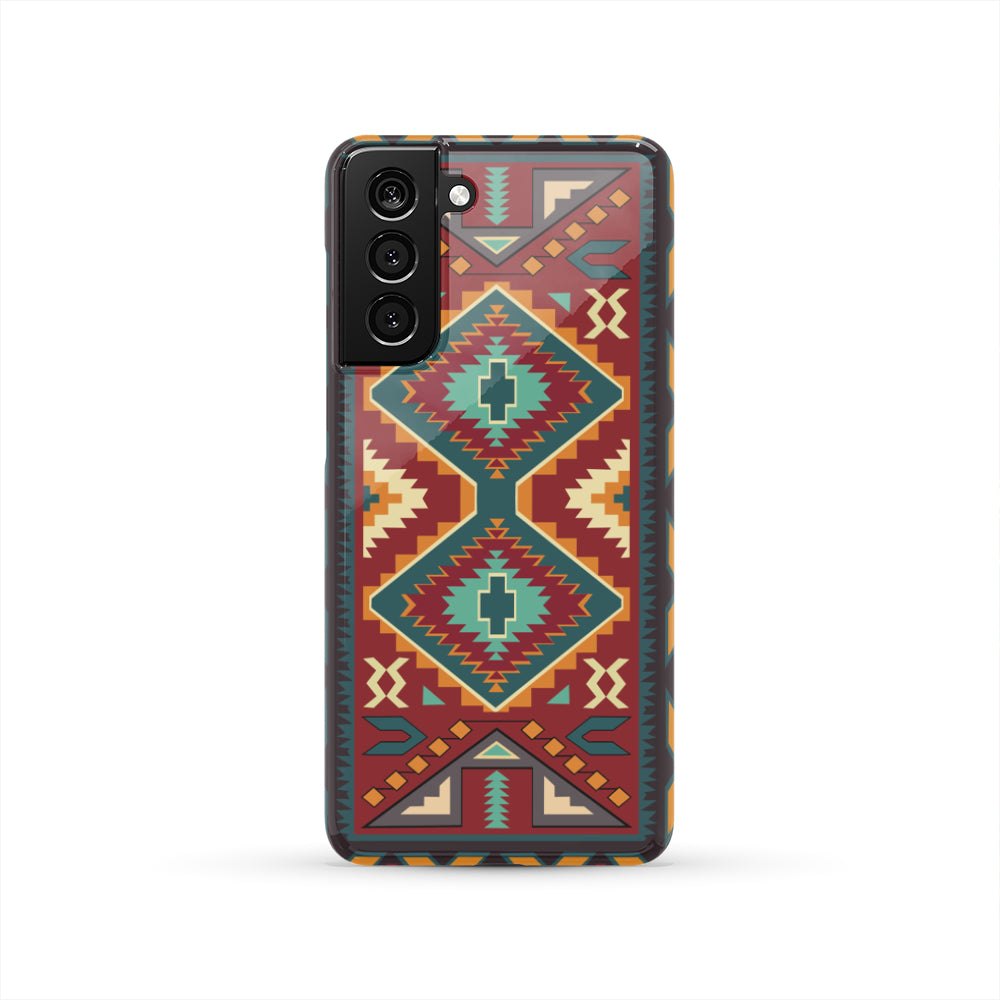 Powwow Store gb nat00061 pcas01 native red yellow pattern native american phone case