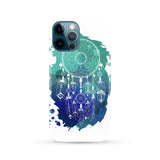 Powwow Store gb nat00376 blue green dream catcher phone case