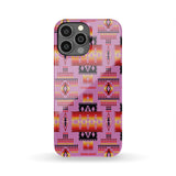 Powwow Store gb nat00046 09 pink tribes pattern native american phone case