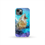 Powwow Store gb nat00422 howling wolf blue moon native phone case