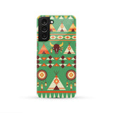 Powwow Store gb nat00426 green bison pattern phone case