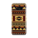 Powwow Store gb nat00507 brown ethnic pattern native phone case 1