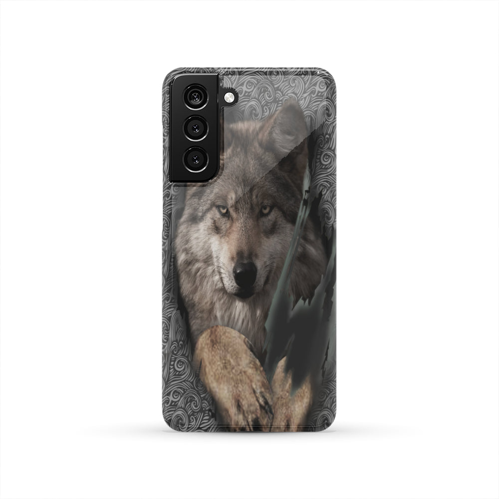 Powwow Store gb nat00115 pcas01 gray wolf native american phone case