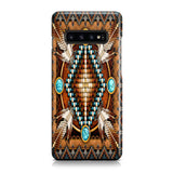 GB-NAT00023-PCAS04 Mandala Brown Native American Phone Case
