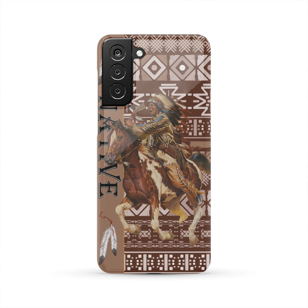 Powwow Store gb nat00434 warrior chief native phone case
