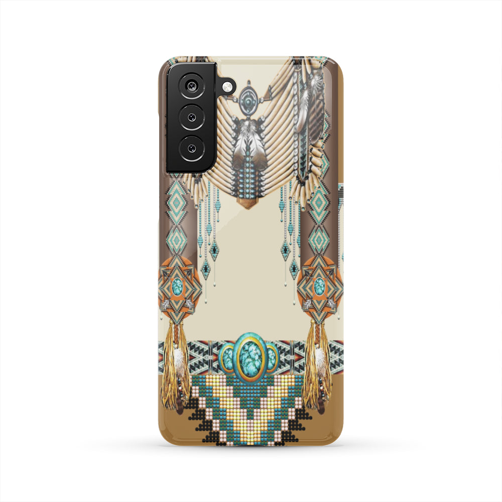 Brown Pattern Breastplate Native American Phone Case GB-NAT00059-PCAS01 - Powwow Store