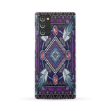 Powwow Store gb nat00023 pcas03 naumaddic arts dark purple native american phone case