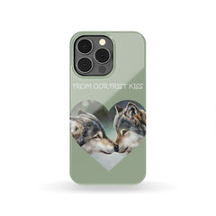 Powwow Store pcas02 couple wolves phone case