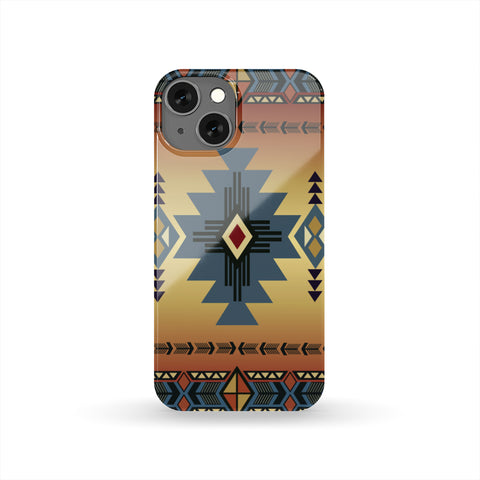 Southwest Blue Symbol Native American Phone Case GB-NAT00057-PCAS01 - Powwow Store