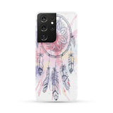 Powwow Store gb nat00379 pink water color dream catcher phone case