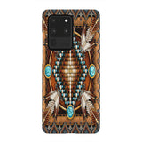 Powwow Store gb nat00023 pcas04 mandala brown native american phone case