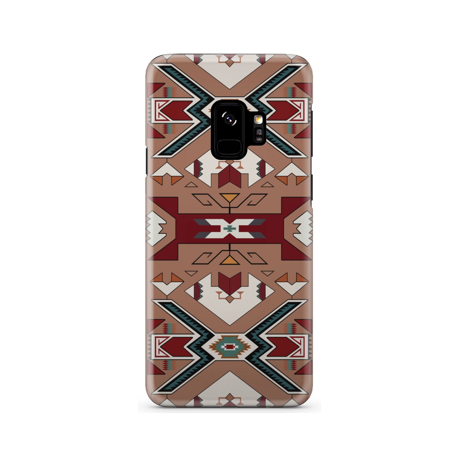 Powwow Store orange geometric native american phone case gb nat0002 pcas01