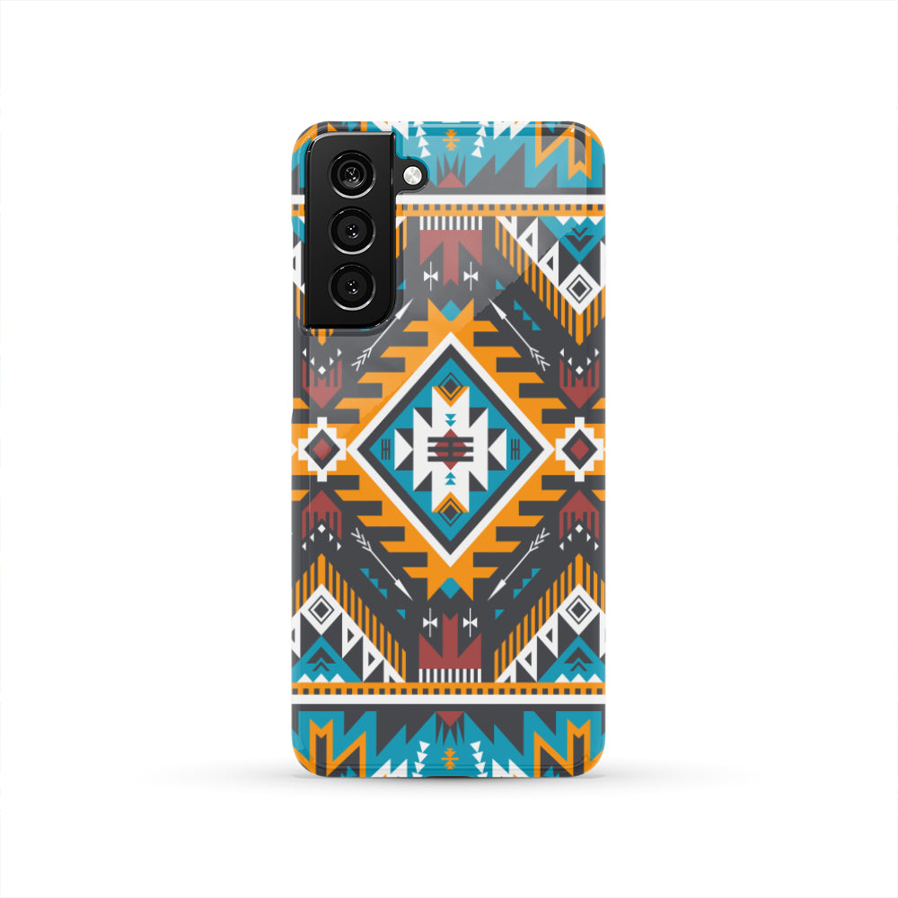 Powwow Store gb nat00406 yellow aztec geometric phone case