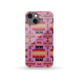 Powwow Store gb nat00046 09 pink tribes pattern native american phone case