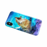 Powwow Store gb nat00422 howling wolf blue moon native phone case