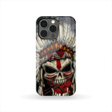 Powwow Store skull chief native american phone case 1