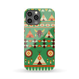 Powwow Store gb nat00426 green bison pattern phone case