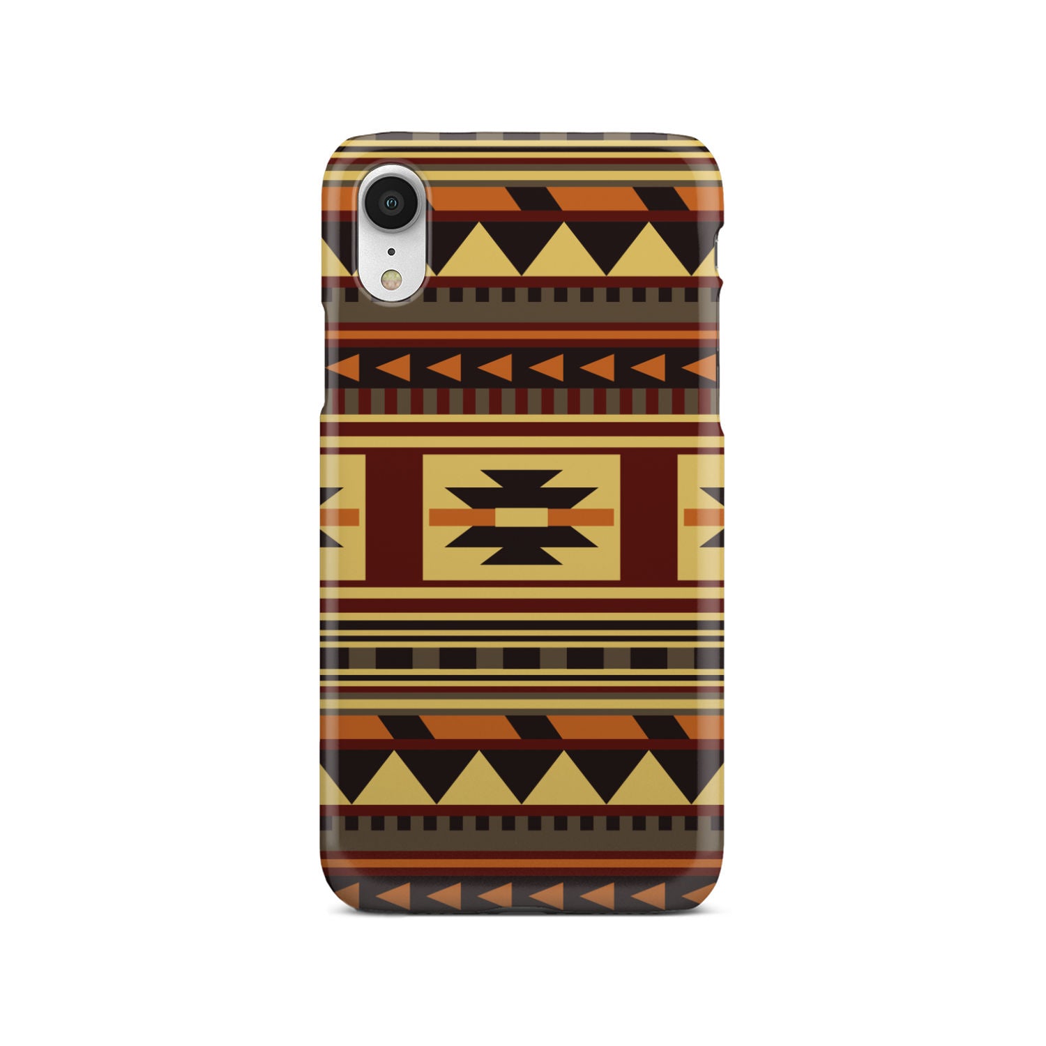 Powwow Store gb nat00507 brown ethnic pattern native phone case 1
