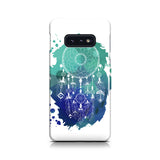 Powwow Store gb nat00376 blue green dream catcher phone case