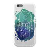 Powwow Store gb nat00376 blue green dream catcher phone case